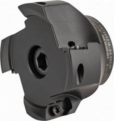 Kennametal - 4 Inserts, 3" Cutter Diam, 0.63" Max Depth of Cut, Indexable High-Feed Face Mill - 1" Arbor Hole Diam, 1.97" High, C5720VZ16-A3.00Z4R Toolholder, ZDET16M... Inserts, Series 5720VZ - Apex Tool & Supply