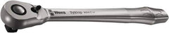 Wera - 1/2" Drive Slim Line Head Quick-Release Ratchet - Satin Finish, 281mm OAL, 76 Gear Teeth, Ergonomic Handle, Reversible Head - Apex Tool & Supply