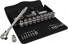 Wera - 1/2" Drive Standard Socket Set - 3/8 to 13/16" - Apex Tool & Supply