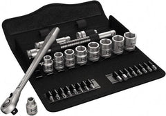 Wera - 3/8" Drive Standard Socket Set - 1/4 to 3/4" - Apex Tool & Supply