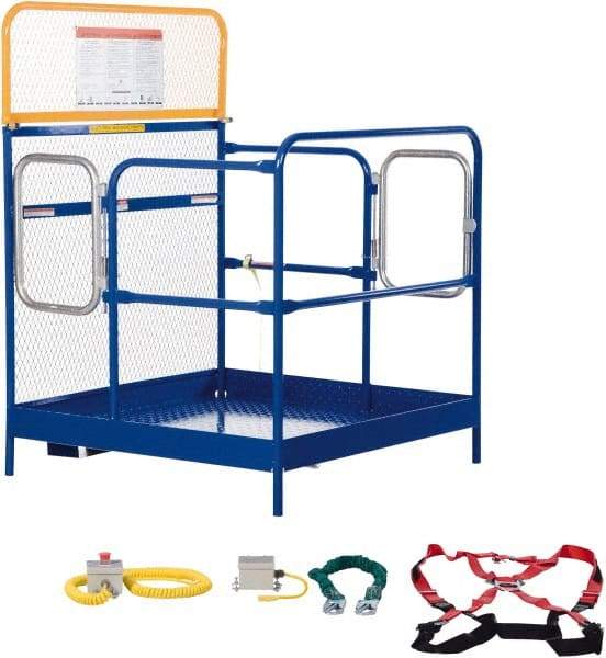 Vestil - 60" Platform - Forklift Work Platform, 1,000 Lb Capacity, 60" Platform Height, 48" Base Width x 48" Base Depth - Apex Tool & Supply