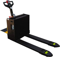 Vestil - 4,500 Lb Capacity, 7-51/64" Lift Electric Pallet Truck - 3.4" Min Lift Height, 48" Fork Length x 27" Fork Width, 30" Overall Width - Apex Tool & Supply