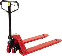 Vestil - 5,500 Lb Capacity, 7-3/4" Lift Economy Pallet Truck - 2-7/8" Min Lift Height, 48" Fork Length x 27" Fork Width, 27" Overall Width - Apex Tool & Supply