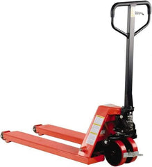 Vestil - 5,000 Lb Capacity, 8" Lift Wheel Nose Pallet Truck - 3-1/2" Min Lift Height, 38" Fork Length x 20" Fork Width, 20" Overall Width - Apex Tool & Supply