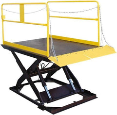 Vestil - 5,000 Lb Capacity Multi-Level Support Scissor Lift Table - 8" to 68" Lift Height, 96" Platform Length x 84" Platform Width - Apex Tool & Supply