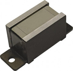 Mag-Mate - 120 Max Pull Force Lb, 3-1/4" Long x 1-1/4" Wide x 1-3/8" Thick, End Mount, Ceramic Fixture Magnet - 480°F Max Operating Temp, Grade 8 Ceramic, Steel Housing - Apex Tool & Supply