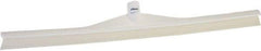 Vikan - 27.56" Rubber Blade Floor Squeegee - Single Edge, White, Plastic Holder - Apex Tool & Supply