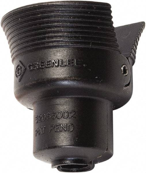 Greenlee - 1/2" Conduit Round Lock - 8" Hole Length x 1/2" Hole Width x 1/2" Hole Diam - Apex Tool & Supply