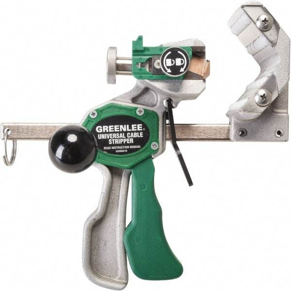 Greenlee - 1/2" to 3" Capacity Cable Wire Stripper - 1/2" Min Wire Gage - Apex Tool & Supply