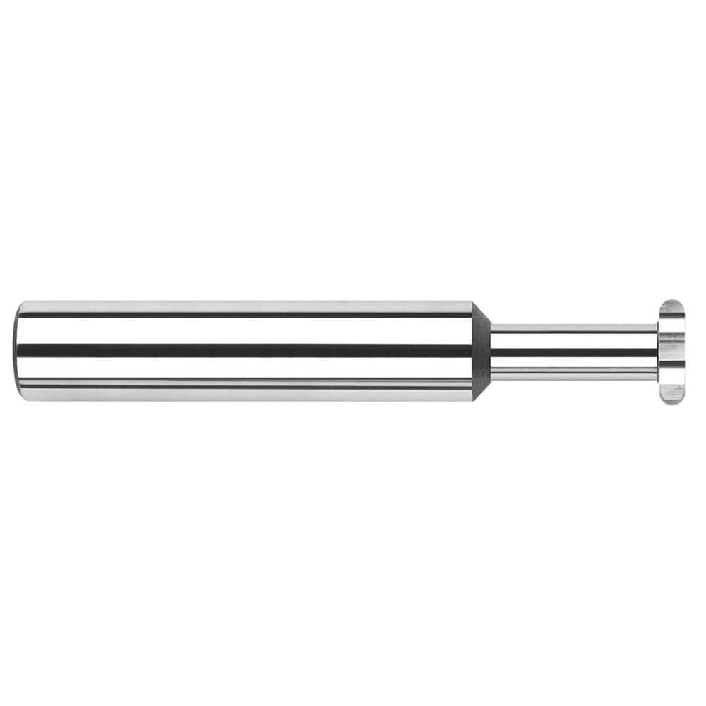 Harvey Tool - 5/8" Cut Diam, 1/4" Cut Width, 5/8" Shank, Straight-Tooth Woodruff Keyseat Cutter - Apex Tool & Supply