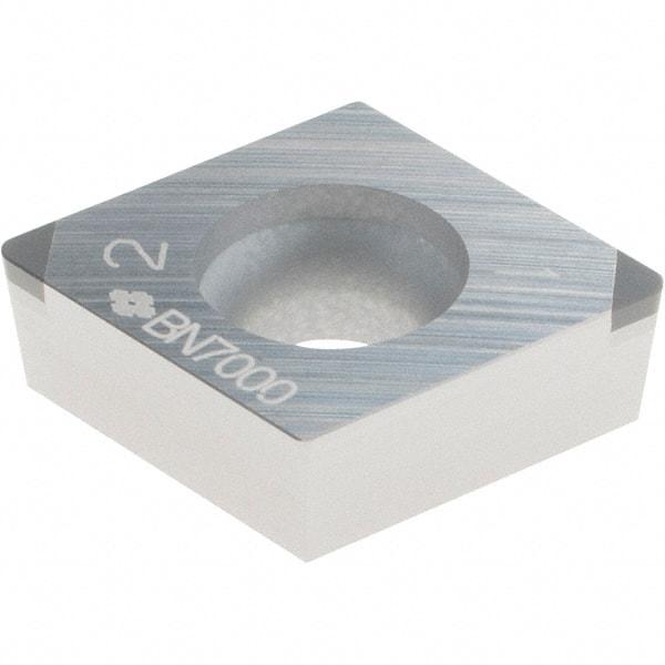 Sumitomo - 2NU-CCGA432 - Grade BN7000 PCBN Turning Insert - 80° Diamond, 1/2" Inscr Circle, 3/16" Thick, 1/32" Corner Radius - Apex Tool & Supply