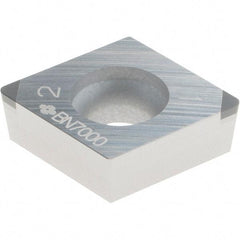 Sumitomo - 2NU-CCGA432 - Grade BN7000 PCBN Turning Insert - 80° Diamond, 1/2" Inscr Circle, 3/16" Thick, 1/32" Corner Radius - Apex Tool & Supply