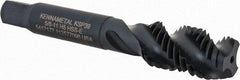 Kennametal - 5/8-11 3 Flute 2B Modified Bottoming Spiral Flute Tap - Vanadium High Speed Steel, Oxide Finish, 3-13/16" OAL, Right Hand Flute, Right Hand Thread, H5, Series GOtap\xAE - Apex Tool & Supply