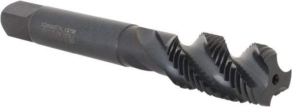 Kennametal - M14x1.50 3 Flute Modified Bottoming Spiral Flute Tap - Vanadium High Speed Steel, Oxide Finish, 3-19/32" OAL, Right Hand Flute, Right Hand Thread, D6, Series GOtap\xAE - Apex Tool & Supply