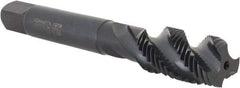 Kennametal - M14x1.50 3 Flute Modified Bottoming Spiral Flute Tap - Vanadium High Speed Steel, Oxide Finish, 3-19/32" OAL, Right Hand Flute, Right Hand Thread, D6, Series GOtap\xAE - Apex Tool & Supply