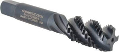 Kennametal - 3/4-10 4 Flute Bottoming Spiral Flute Tap - Vanadium High Speed Steel, Oxide Finish, 4-1/4" OAL, Right Hand Flute, Right Hand Thread, H3, Series GOtap\xAE - Apex Tool & Supply