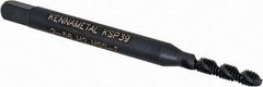 Kennametal - #2-56 2 Flute 2B Modified Bottoming Spiral Flute Tap - Vanadium High Speed Steel, Oxide Finish, 1-3/4" OAL, Right Hand Flute, Right Hand Thread, H2, Series GOtap\xAE - Apex Tool & Supply