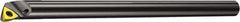 Sandvik Coromant - 6.6mm Min Bore Diam, 4" OAL, 3/16" Shank Diam, E-SWLP Indexable Boring Bar - WPMT 1.210 Insert, Screw Clamping Holding Method - Apex Tool & Supply