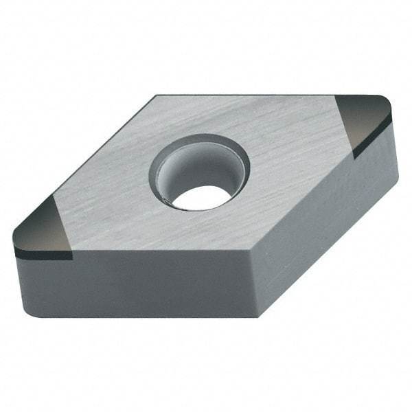 Walter - DNMA441 Grade WCB30 CBN Turning Insert - Uncoated, 55° Diamond, 1/2" Inscr Circle, 1/4" Thick, 1/64" Corner Radius - Apex Tool & Supply