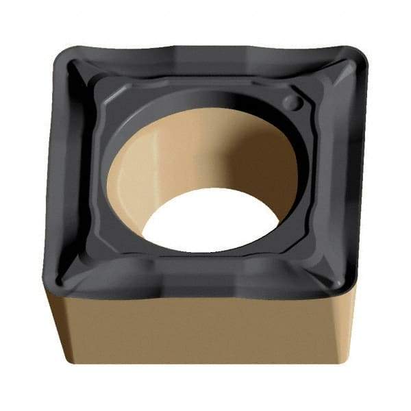 Walter - SCMT32.52 PF4 Grade WPP01 Carbide Turning Insert - TiCN/Al2O3/TiN Finish, 90° Square, 3/8" Inscr Circle, 5/32" Thick, 1/32" Corner Radius - Apex Tool & Supply