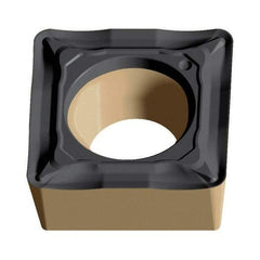 Walter - SCMT32.52 PF4 Grade WPP01 Carbide Turning Insert - TiCN/Al2O3/TiN Finish, 90° Square, 3/8" Inscr Circle, 5/32" Thick, 1/32" Corner Radius - Apex Tool & Supply