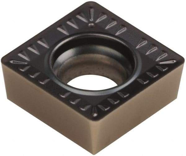Walter - SCMT32.52 PM5 Grade WSM20 Carbide Turning Insert - 90° Square, 3/8" Inscr Circle, 5/32" Thick, 1/32" Corner Radius - Apex Tool & Supply
