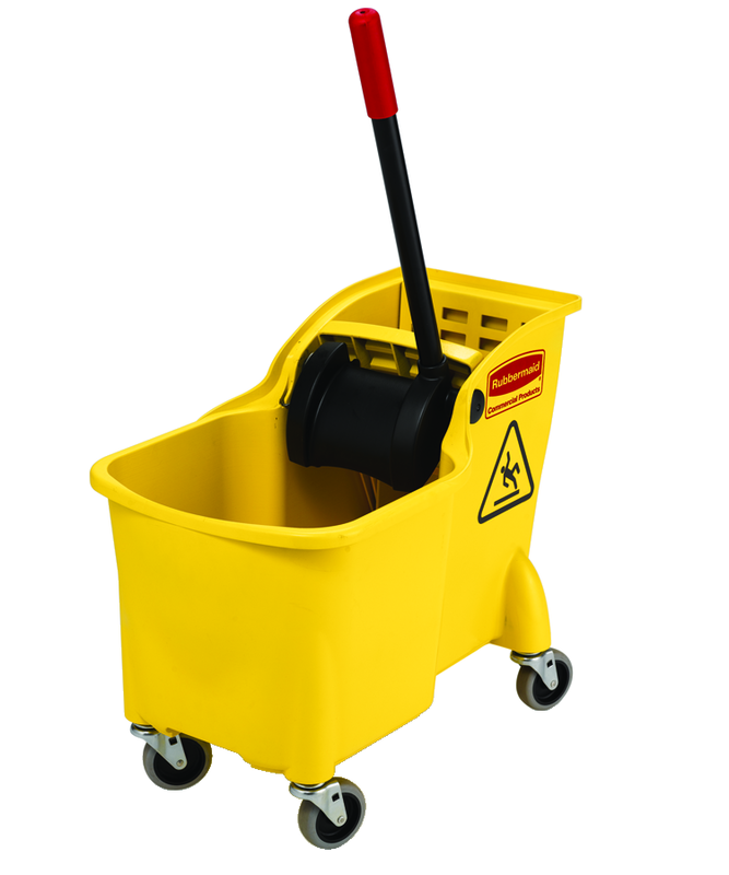 31 Quart Tamdem Bucket and Wringer Combo - Apex Tool & Supply