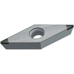 Walter - VBMW332 Grade WCB30 CBN Turning Insert - Uncoated, 35° Diamond, 3/8" Inscr Circle, 3/16" Thick, 1/32" Corner Radius - Apex Tool & Supply