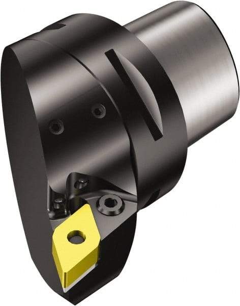 Sandvik Coromant - Left Hand, C8 DNMG 442 Modular Turning and Profiling Cutting Unit Head - Lever Holding Method, 5.1181 Inch Hole Diameter, Through Coolant - Apex Tool & Supply