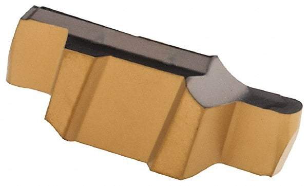 Iscar - 157079GIPI X Grade IC808, 1.57mm Cutting Width Carbide Grooving Insert - 2.8mm Max Depth of Cut, Left Hand, 0.79mm Corner Radius, TiAlN Finish - Apex Tool & Supply