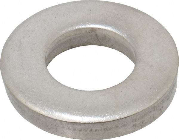 Gibraltar - 1/2" Screw, Grade 18-8 Stainless Steel Extra Thick Flat Washer - 17/32" ID x 1-1/16" OD, 3/16" Thick, Plain Finish - Apex Tool & Supply