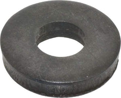 Gibraltar - 5/16" Screw, Steel Standard Flat Washer - 11/32" ID x 53/64" OD, 3/16" Thick, Black Oxide Finish - Apex Tool & Supply