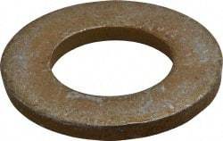 Gibraltar - 1-1/4" Screw, Alloy Steel Structural Flat Washer - 1-3/8" ID x 2-1/2" OD, 1/4" Thick, Zinc Yellow Dichromate Finish - Apex Tool & Supply
