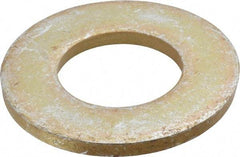 Gibraltar - 1-1/2" Screw, Alloy Steel Structural Flat Washer - 1-9/16" ID x 3" OD, 1/4" Thick, Zinc Yellow Dichromate Finish - Apex Tool & Supply