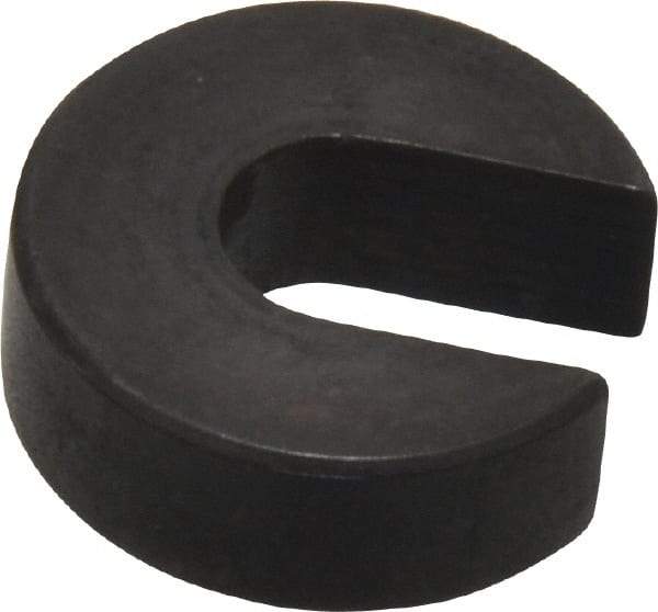 Gibraltar - 1/4" Bolt, 1/4" Thick, Black Oxide Finish, Case Hardened Steel C Washer - Grade 12L14, 9/32" Inside & 3/4" OD - Apex Tool & Supply