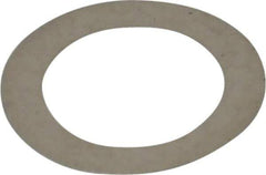 Gibraltar - 0.002" Thick, 0.25 to 0.255" Inside x 0.37 to 0.38" OD, Round Shim - 18-8 Stainless Steel - Apex Tool & Supply
