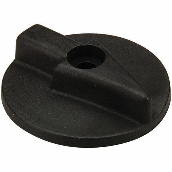 Dynabrade - Air Dual Action Sander Round Switch - Top - Use with 57220, 57221, 57222, 57223, 57224, 57225, 57226, 57227, 57228, 57229 - Apex Tool & Supply