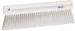Vikan - Polyester Counter Brush - 2" Bristle Length, 11" Long x 1-1/4" Wide Head, White - Apex Tool & Supply