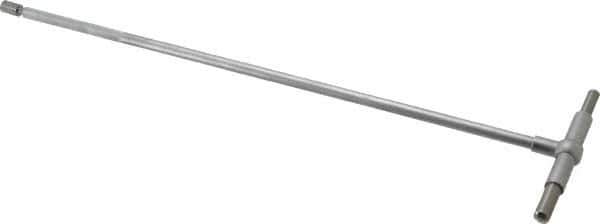 SPI - 2-1/8 to 3-1/2 Inch, 12 Inch Overall Length, Telescoping Gage - 12 Inch Long Handle, Hardened Tool Steel, Satin Chrome Finish - Apex Tool & Supply