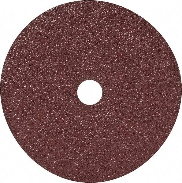 3M - 7" Diam 7/8" Hole 36+ Grit Fiber Disc - Very Coarse Grade, Ceramic, 8,600 Max RPM, Series 982C - Apex Tool & Supply