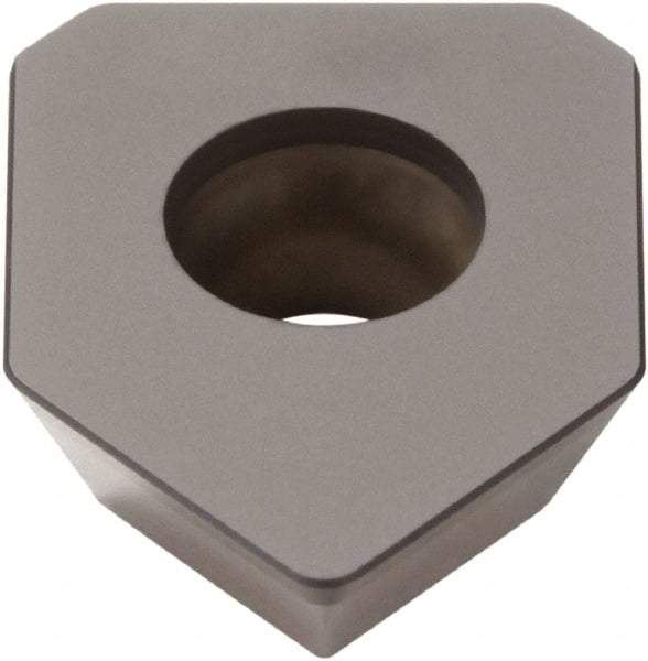 Seco - SEEX1204 LF Grade CBN200 CBN Milling Insert - Uncoated, 0.187" Thick, 1/2" Inscribed Circle - Apex Tool & Supply
