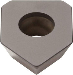 Seco - SEEX1204 LF Grade CBN200 CBN Milling Insert - Uncoated, 0.187" Thick, 1/2" Inscribed Circle - Apex Tool & Supply