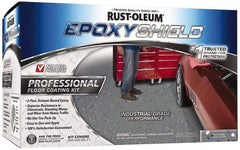 Rust-Oleum - 2 Gal (2) One Gallon Cans Gloss Dark Gray 2 Part Epoxy Floor Coating - <250 g/L VOC Content - Apex Tool & Supply