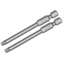 T10 70MM OAL TORX PWR BIT 2/PK - Apex Tool & Supply