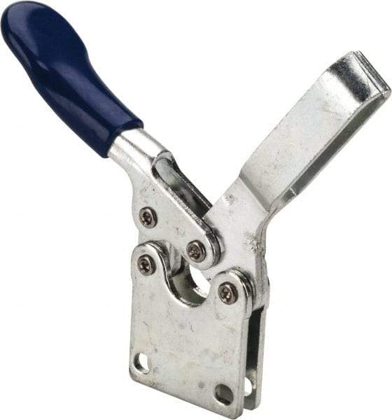 Gibraltar - 200 Lb Holding Capacity, Horizontal Handle, Manual Hold Down Toggle Clamp - 70° Handle Movement, 90° Bar Opening, U-Bar, Straight Base, Carbon Steel - Apex Tool & Supply