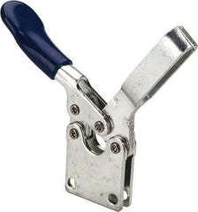 Gibraltar - 200 Lb Holding Capacity, Horizontal Handle, Manual Hold Down Toggle Clamp - 70° Handle Movement, 90° Bar Opening, U-Bar, Straight Base, Carbon Steel - Apex Tool & Supply
