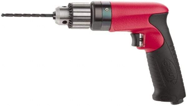 Sioux Tools - 1/4" Keyed Chuck - Pistol Grip Handle, 6,000 RPM, 11.8 LPS, 25 CFM, 0.6 hp - Apex Tool & Supply