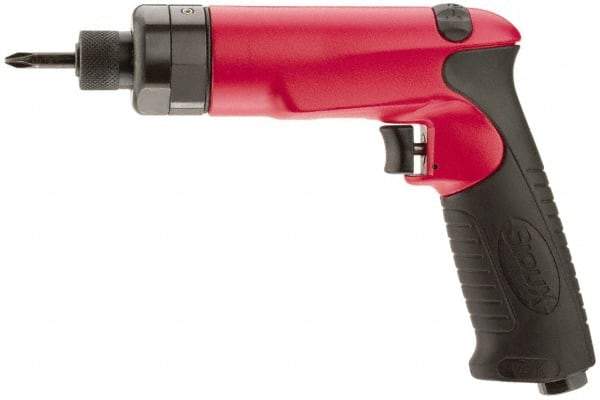 Sioux Tools - 1/4" Bit Holder, 700 RPM, Pistol Grip Handle Air Screwdriver - 220 In/Lb Torque, 30 CFM - Apex Tool & Supply