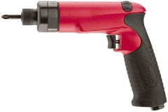 Sioux Tools - 1/4" Bit Holder, 700 RPM, Pistol Grip Handle Air Screwdriver - 220 In/Lb Torque, 30 CFM - Apex Tool & Supply