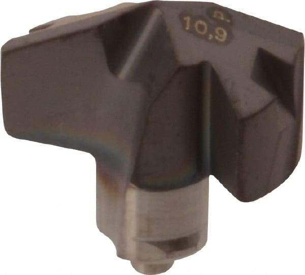 Iscar - Series ICP, 10.9mm Diam Grade IC908 140° Replaceable Drill Tip - Carbide, TiAlN Finish, 10 Seat Size - Apex Tool & Supply